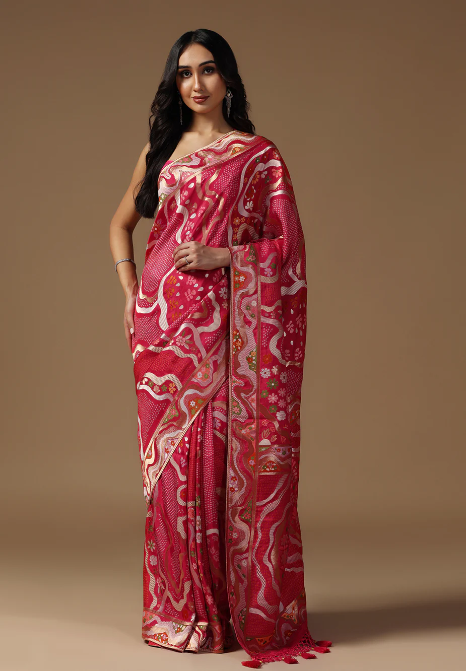 Net Fabric Designer Saree